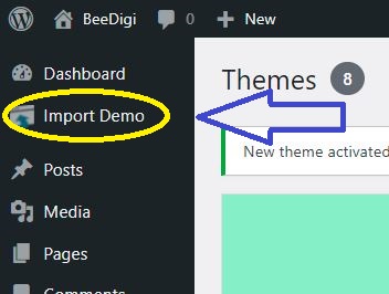 one-click-import-demo-theme-wordpress